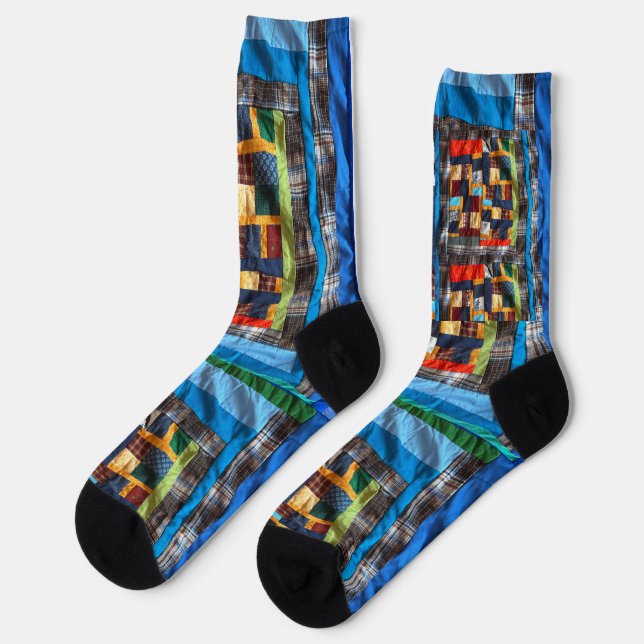 Chaussette Chaussettes de courtepointes au nord du 60. (Gauche)