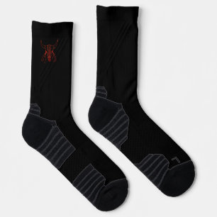 Chaussette Chaussettes de danse Red Ghost Buffalo noires haut