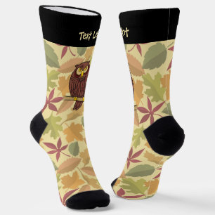 Chaussette Chaussettes de dessin de hibou