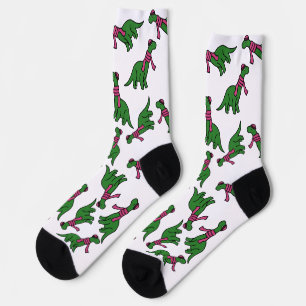 Chaussette Chaussettes de dinosaure froide