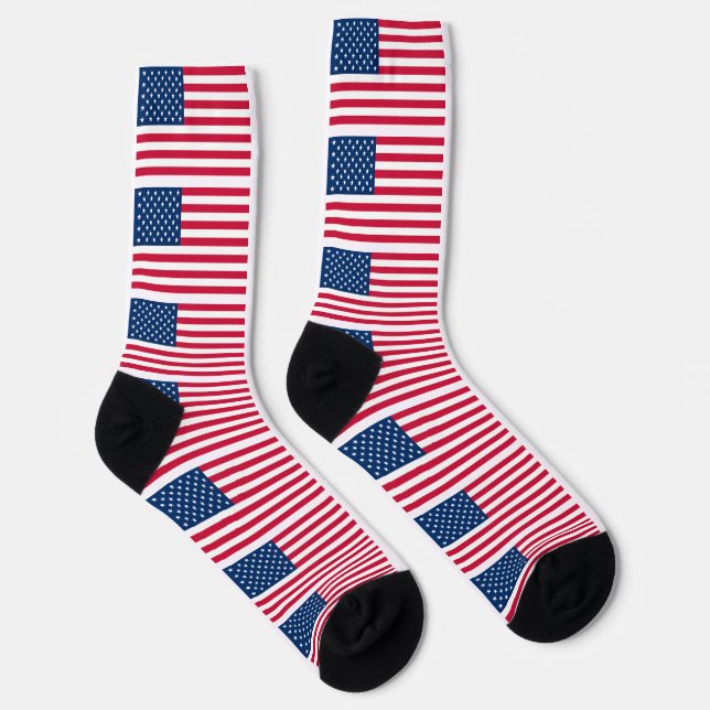 Chaussette Chaussettes de drapeau des États-Unis (Droite)