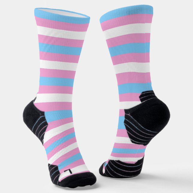 Chaussette Chaussettes de drapeau FIDE transgenre (Angulaire)