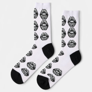 Chaussette Chaussettes de équipage à motif de baiser – Conce