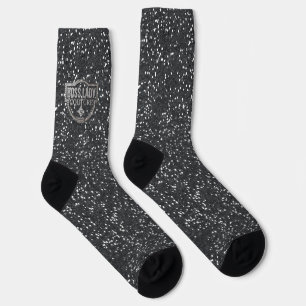 Chaussette Chaussettes de équipage de couture de Dame Patronn