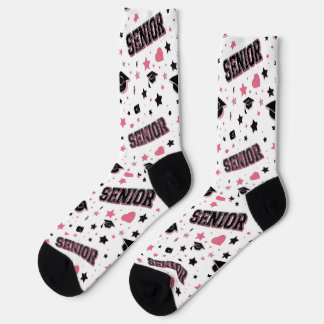 Chaussette Chaussettes de fin d'études de promotion en rose p