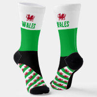 Chaussettes de Galles, Couleurs du drapeau gallois