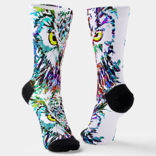 Chaussette Chaussettes de hibou Chaussettes à hibou colorée
