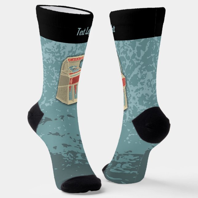 Chaussette Chaussettes de juke-box Grunge (Angulaire)