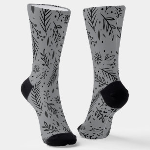Chaussette Chaussettes de l'équipage botanique d'hiver – Gris