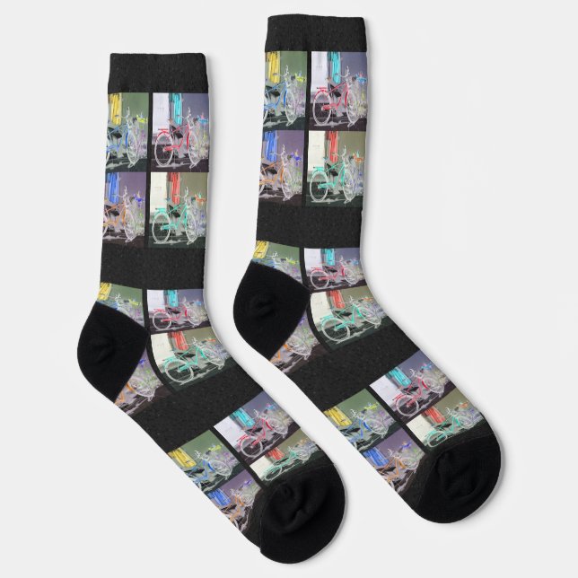 Chaussette Chaussettes de l'équipage de bicyclette Ouest clé (Droite)
