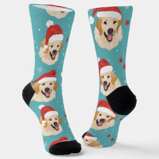 Chaussette Chaussettes de l'équipage de Noël du voyageur doré