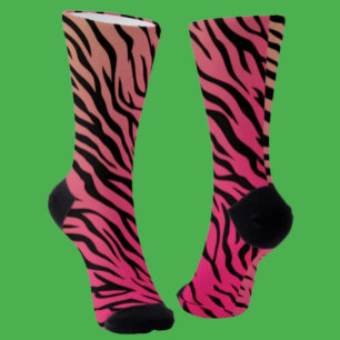 Chaussette Chaussettes de l'équipage de Tiger Gradient - Rose