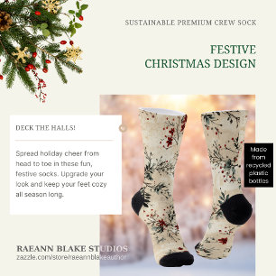 Chaussette Chaussettes de l'équipe de conception de Noël fest