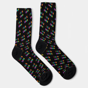 Chaussette Chaussettes de logo d'entreprise personnalisées So