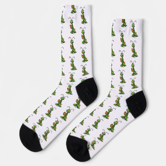 Chaussette Chaussettes de mante religieuse de dessin animé
