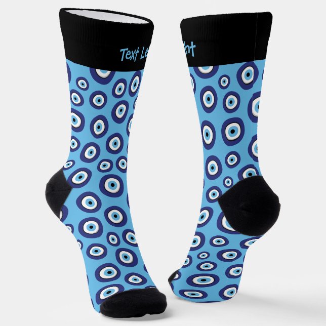 Chaussette Chaussettes de Motif pour yeux mal grecs (Angulaire)
