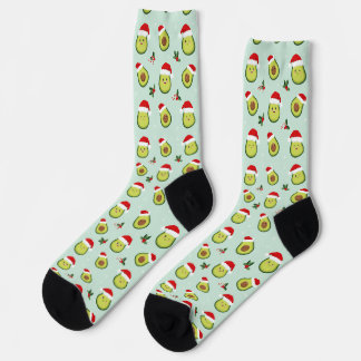 Chaussette chaussettes de Noël à l'avocat