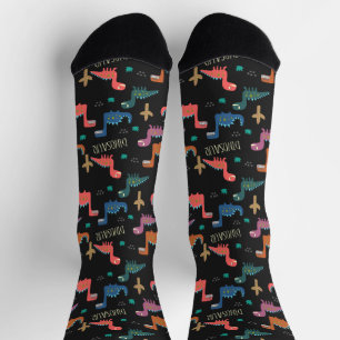 Chaussette Chaussettes de Noël Dinosaur Halloween