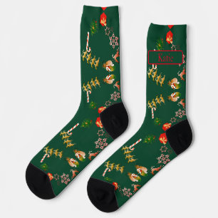 Chaussette Chaussettes de Noël "Père Noël des Chaussettes d'é