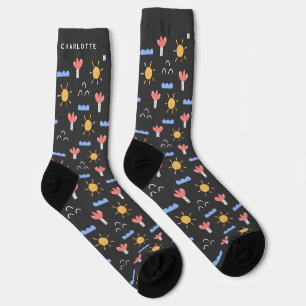 Chaussette Chaussettes de nom personnalisées