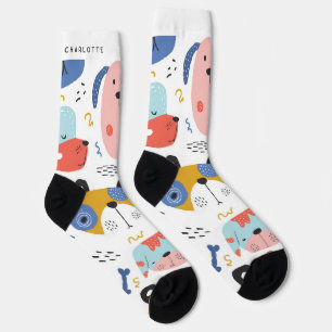 Chaussette Chaussettes de nom personnalisées