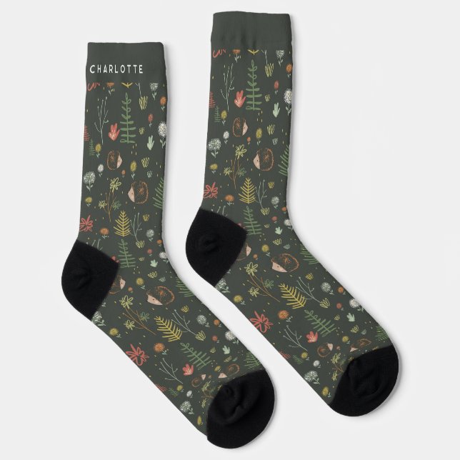 Chaussette Chaussettes de nom personnalisées (Droite)