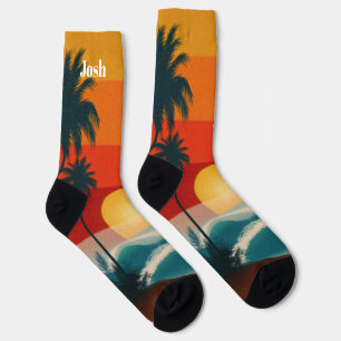 Chaussette Chaussettes de plage tropicale