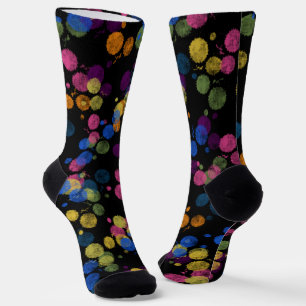 Chaussette Chaussettes de puces de peinture