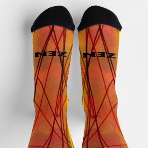 Chaussette Chaussettes de qualité supérieure en fil noir zen