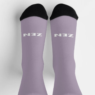 Chaussette Chaussettes de qualité supérieure Zen blanc gris