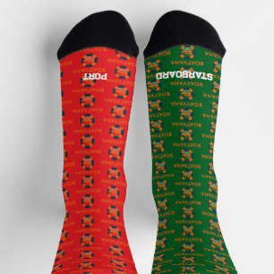 Chaussette Chaussettes de Salon Nautique Bâbord et Tribord pa