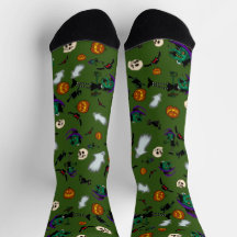 Chaussettes de sorcière d'Halloween 