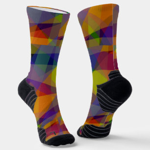 Chaussette Chaussettes de sport - Géométrique foncé