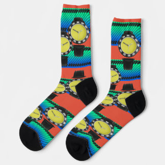 Chaussette Chaussettes de surveillance amusantes