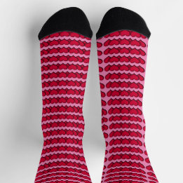 Chaussette Chaussettes d'équipage à chaîne de coeur