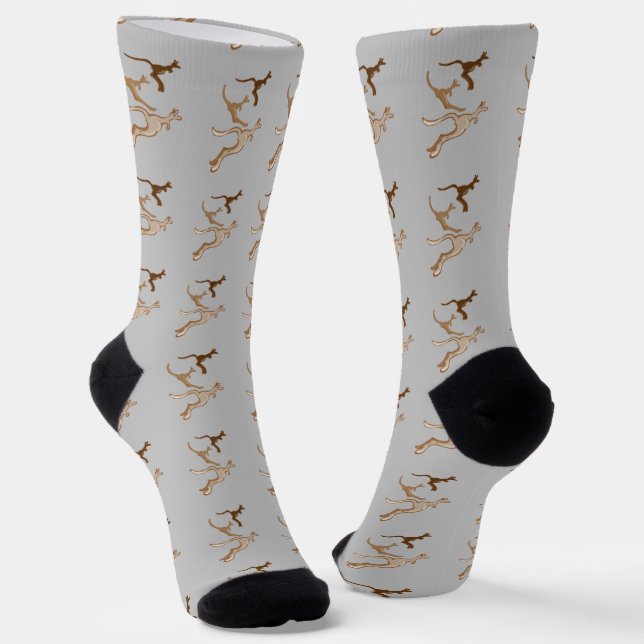 Chaussette Chaussettes d'équipage Aussie Kangaroos (Angulaire)