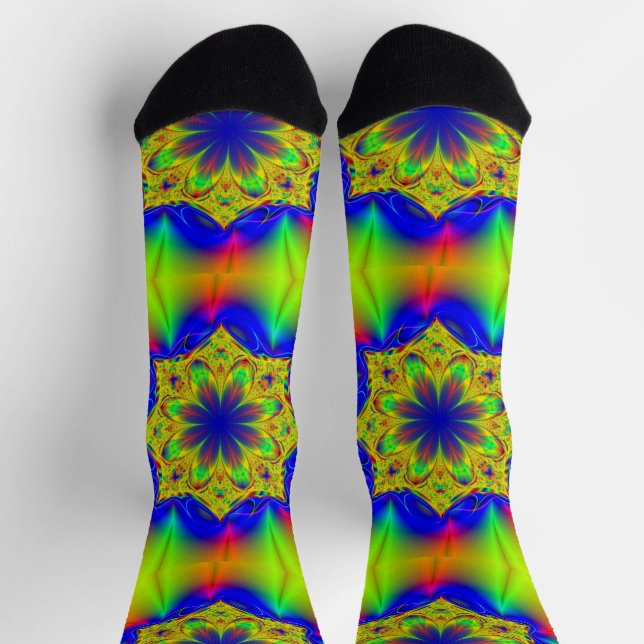 Chaussette Chaussettes d'équipage aux couleurs sauvages (Haut)