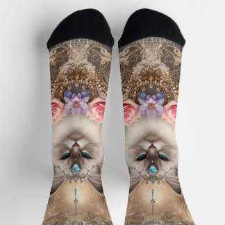 Chaussette Chaussettes d'équipage de chats Ragdoll