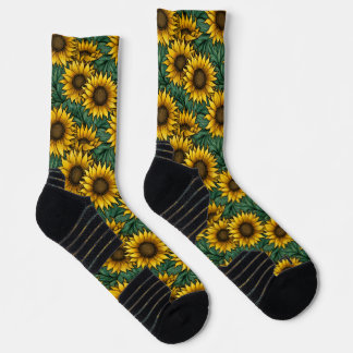 Chaussette Chaussettes d'équipage de l'équipe de tournesol Mo