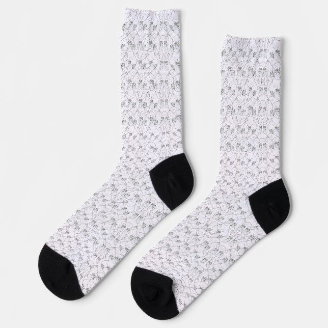 Chaussette Chaussettes d'équipage de sport | Prise en main, c (Gauche)