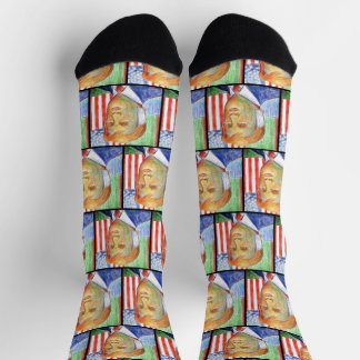 Chaussette Chaussettes d'équipage Donald Trump Van Gogh