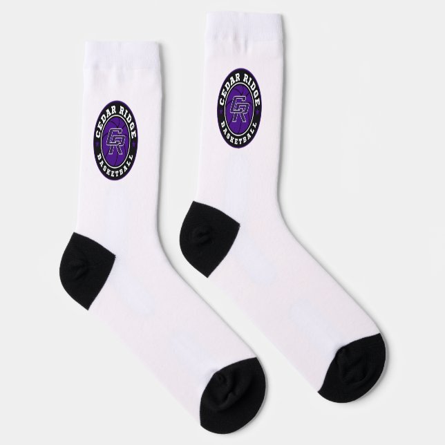 Chaussette Chaussettes d'équipage du logo CRHS (Droite)