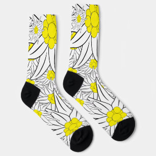 Chaussette Chaussettes d'équipage Motif Bold Edelweiss