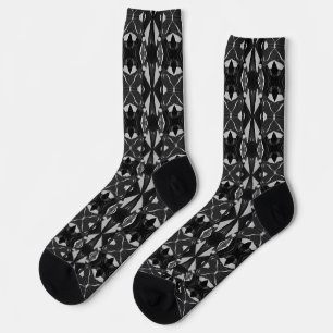 Chaussette Chaussettes d'équipage Motifs modernes en argent g
