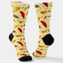 Chaussettes d'équipage parapluie d'automne