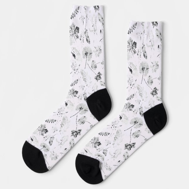 Chaussette Chaussettes d'équipage personnalisées et amusantes (Gauche)