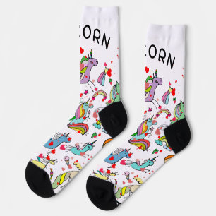 Chaussette Chaussettes d'équipage Unicorn