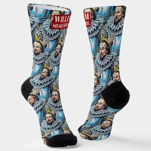 Chaussette Chaussettes d'équipage William Shakespeare (Angulaire)