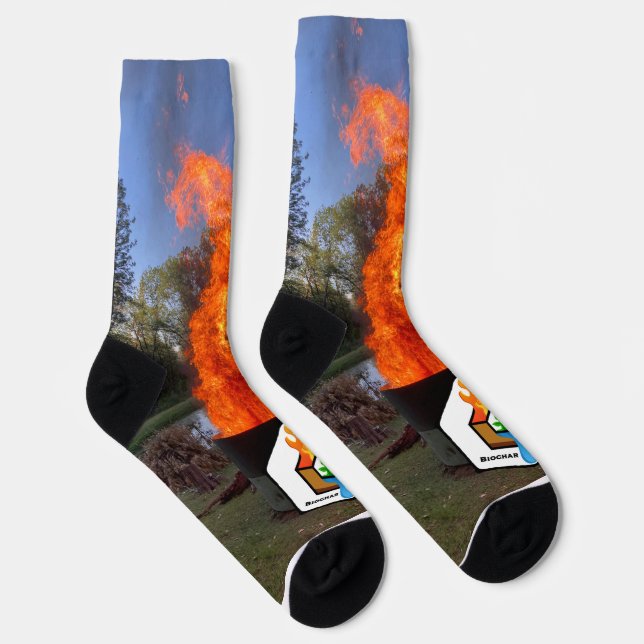 Chaussette Chaussettes d'équipe de pompiers (Droite)