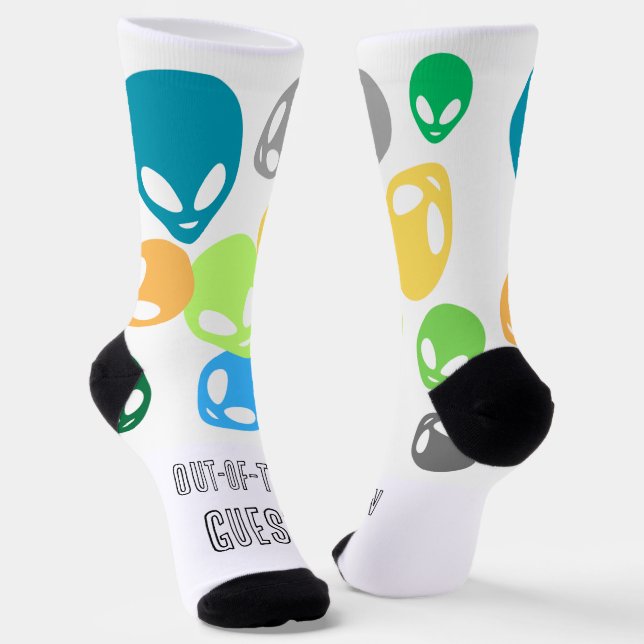 Chaussette Chaussettes design Aliens ! (Angulaire)